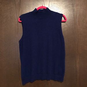 Designer St. John sleeveless sweater